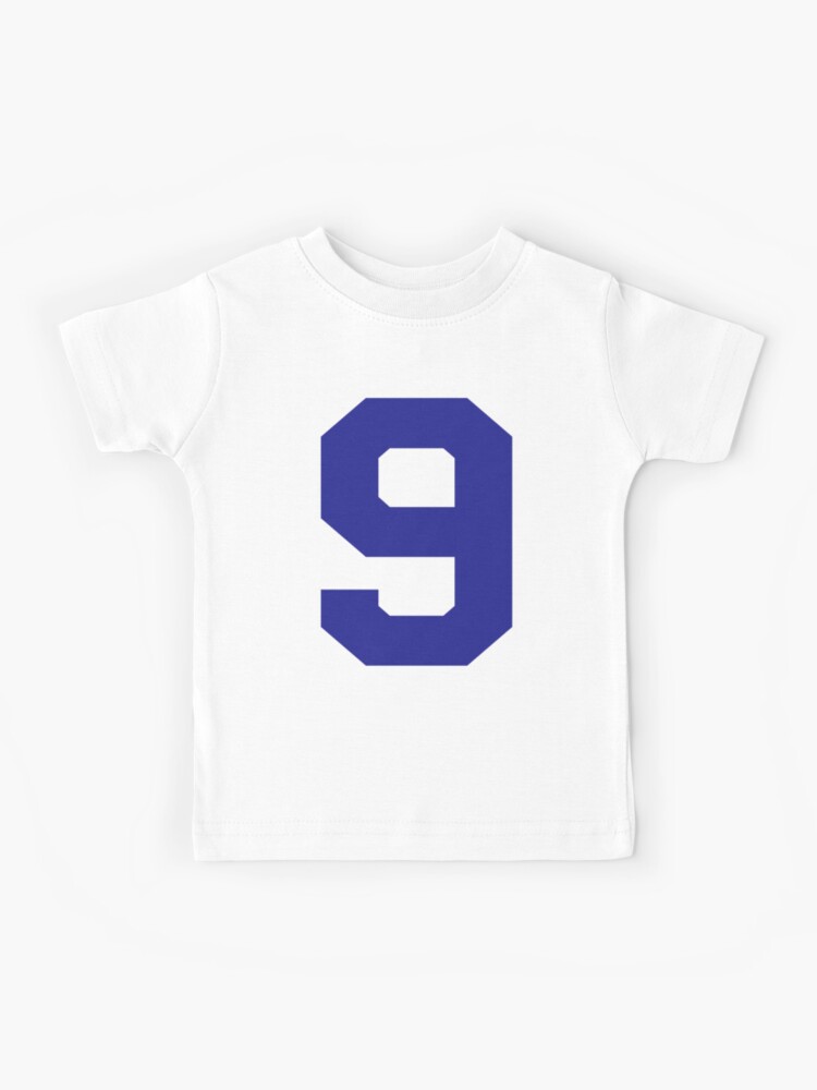 Number 9, Blue nine, Sports number nine | Kids T-Shirt