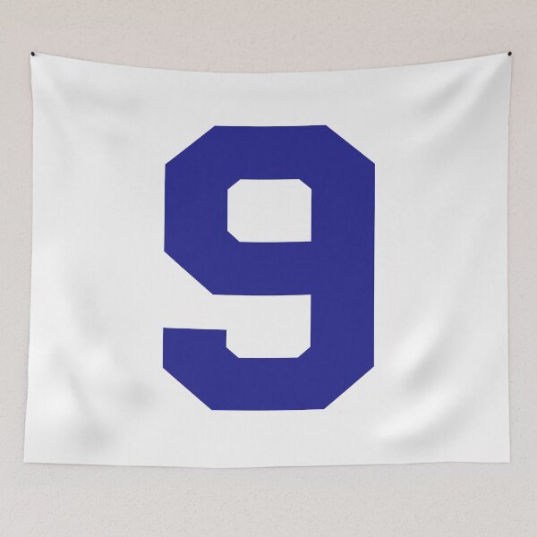 Item preview, Number 9, Blue nine, Sports number nine designed and sold by TheCultStuff.