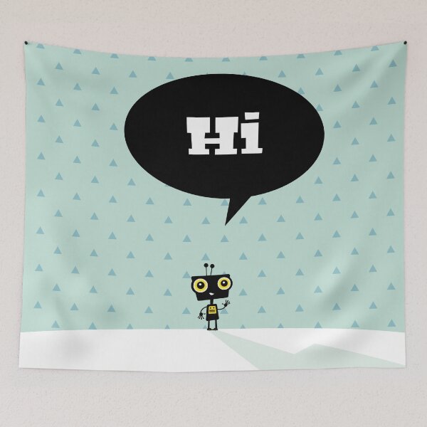 Item preview, Hi, kleiner Roboter designed and sold by Pia Kolle.
