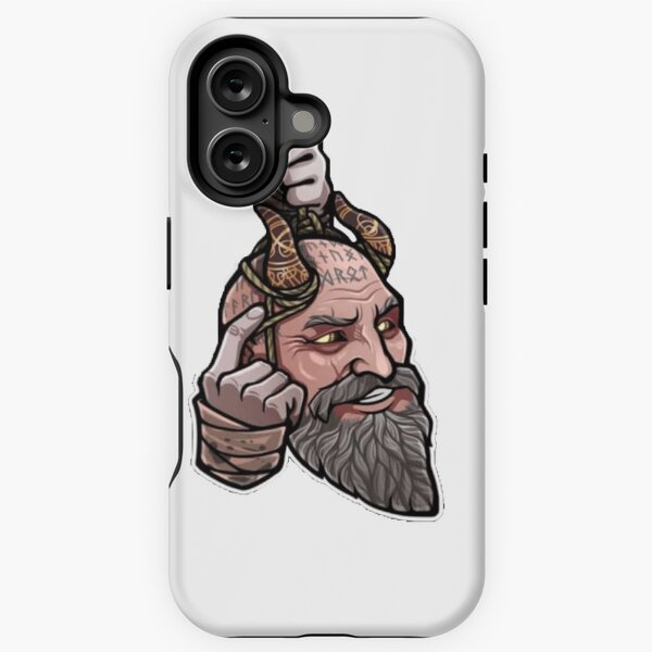 Vista previa del artículo con la obra «God of war Ragnarok (Mimir)», diseñado y vendido por xAYMx.