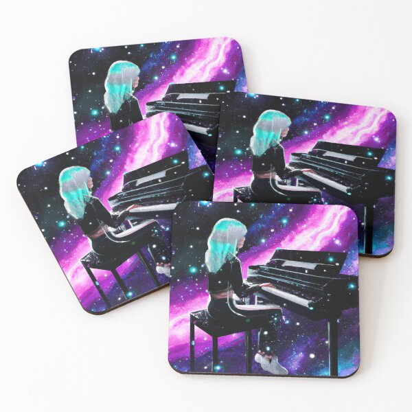 Item preview, Girl Pianist in Space designed and sold by OmniaDea.