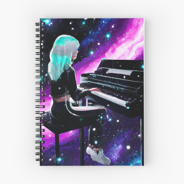 Item preview, Girl Pianist in Space designed and sold by OmniaDea.
