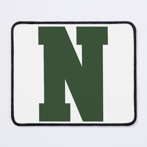Item preview, Alphabet, Green N, Sports letter N designed and sold by TheCultStuff.