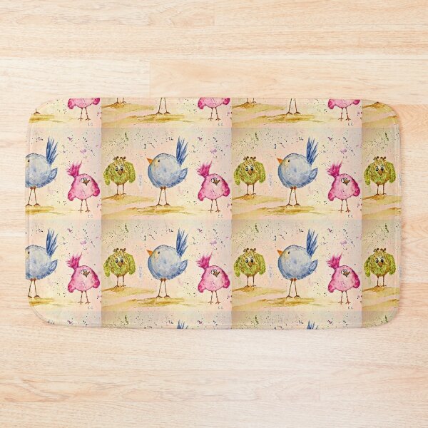 Item preview, Three silly, quirky birds  designed and sold by watercolorsLiz.