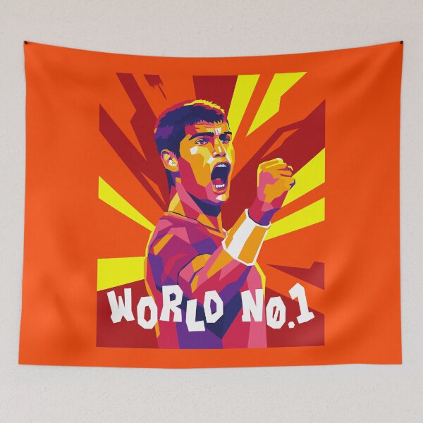 Item preview, Carlos Alcaraz Youngest World No 1 , Carlos Alcaraz designed and sold by KingstonTera.