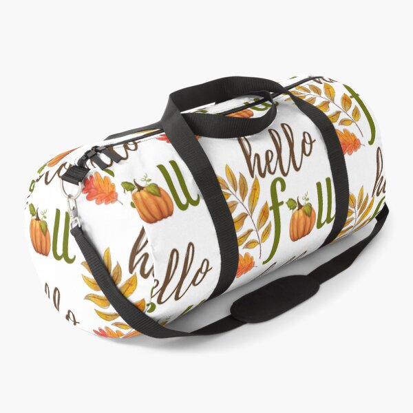 Item preview, Hello Fall - Autumn, Pumpkin, Twig and Leaves designed and sold by MyArt23.