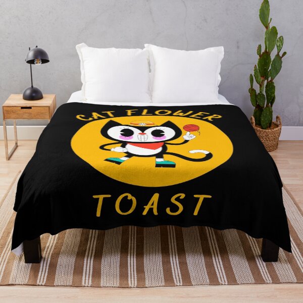 Item preview, cat of tasks cartoon, Cat Flower Toast designed and sold by Trucker10.
