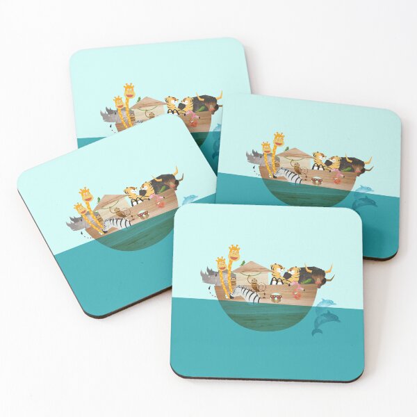 Item preview, Kids Room Illustration Noah’s Ark - All animals aboard designed and sold by Pia Kolle.