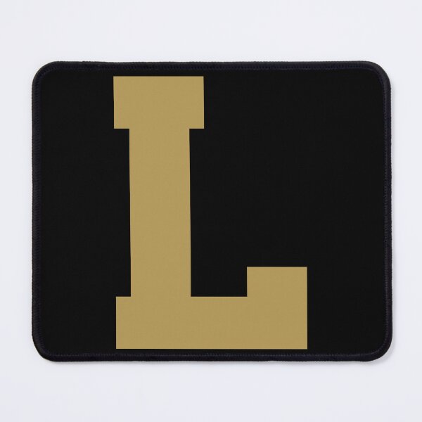 Item preview, Alphabet, Gold L, Sports letter L designed and sold by TheCultStuff.