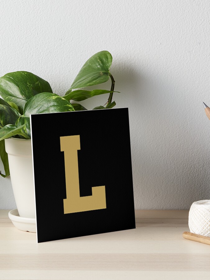 Alphabet, Green L, Sports letter L Poster for Sale by TheCultStuff