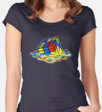 Building the Cube Women's Fitted Scoop T-Shirt