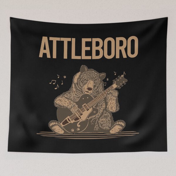 Item preview, Bear With Guitar Attleboro designed and sold by BloodMoneyTwit.