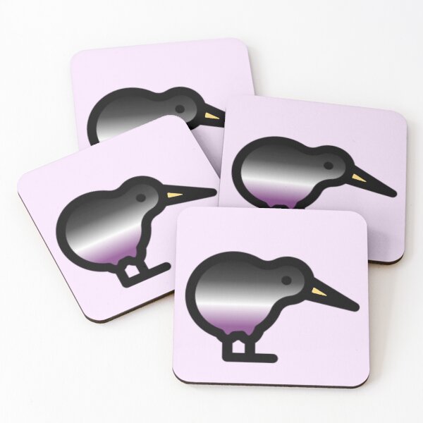 Item preview, Asexual pride kiwi designed and sold by Camilla Wynter.