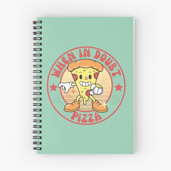 Item preview, When in doubt pizza - retro pizza logo designed and sold by yoshra.