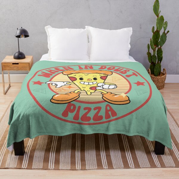 Item preview, When in doubt pizza - retro pizza logo designed and sold by yoshra.