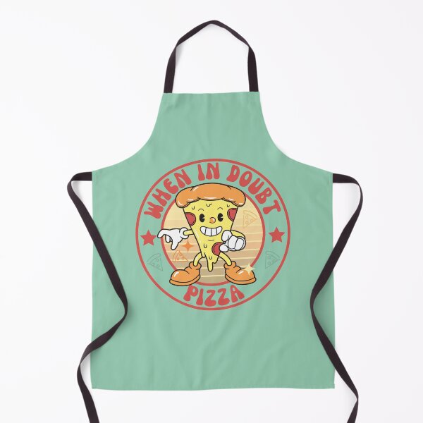 Item preview, When in doubt pizza - retro pizza logo designed and sold by yoshra.