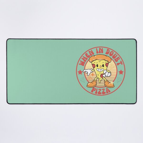 Item preview, When in doubt pizza - retro pizza logo designed and sold by yoshra.