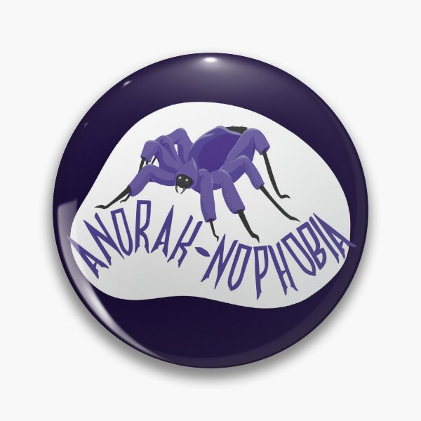 Item preview, Anorak-nophobia Spider Halloween designed and sold by Jo Brookes Illustration.