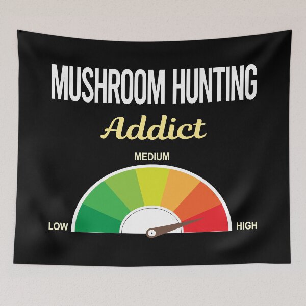 Item preview, Addict Mushroom Hunting Mushrooms Mushrooming Mycology Mycologist Foraging Forager designed and sold by PriscillaHerna.
