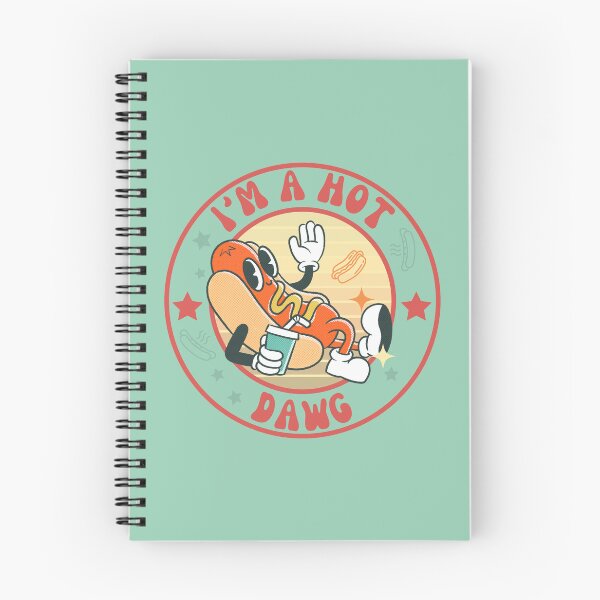 Item preview, I'm a hot dawg - funny retro hotdog pun designed and sold by yoshra.