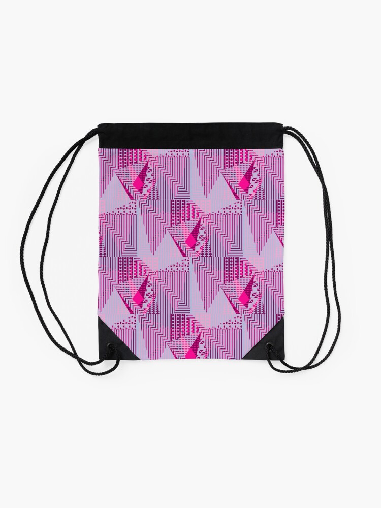 Alternate view of Fuchya Drawstring Bag