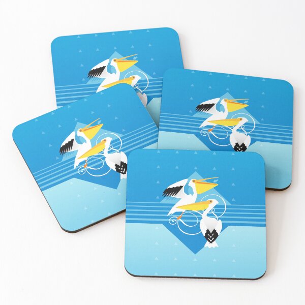 Item preview, Birds - Pretty Pelicans designed and sold by Pia Kolle.