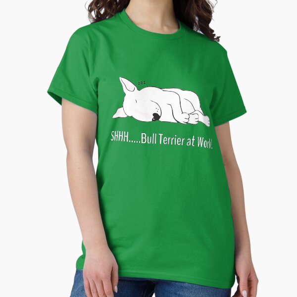 Item preview, "SHHH..... Bull Terrier at Work!" designed and sold by BulliesRule.