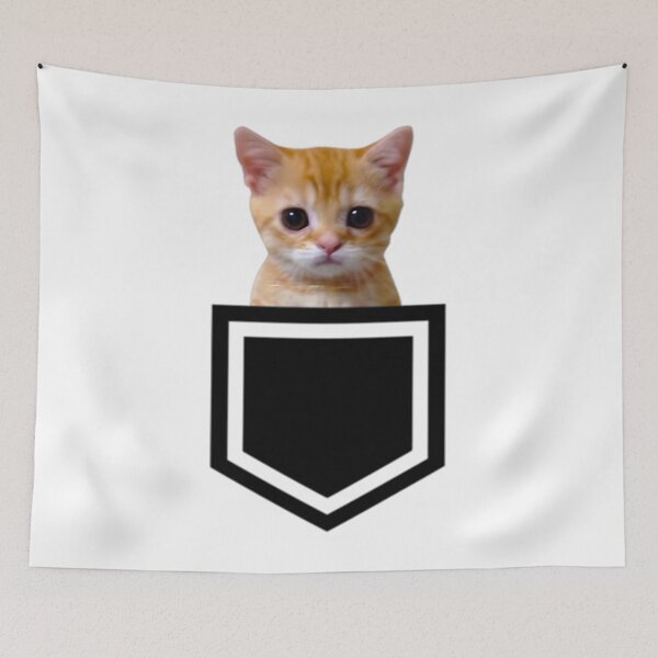 Item preview, El Gato Sad Munchkin Kitty Cat Meme Essential  designed and sold by nermoozummd.