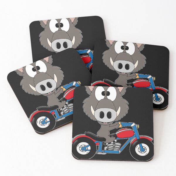 Artikelvorschau, Lustiges Wildschwein Wildschwein Motorrad Motorrad Biker Motorsport Sport Fun Classic entworfen und verkauft von gertrudefedde.