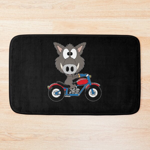 Item preview, Lustiges Wildschwein  Wild Boar  Motorrad  Motorcycle  Biker  Motorsport  Sport  Fun Classic  designed and sold by gertrudefedde.