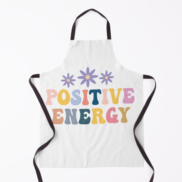 Item preview, COLORFUL HIPPIE FLORAL QUOTE " POSITIVE ENERGY" AND PSYCHEDILIC COLORS ESSENTIAL TSHIRT designed and sold by GhostAmine.