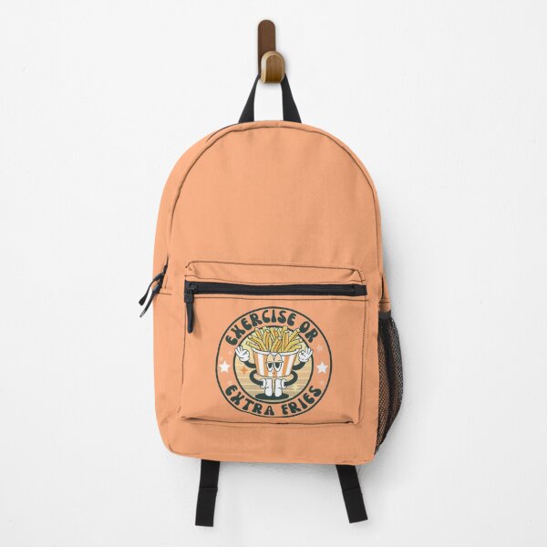 Item preview, Exercise or extra fries? - funny retro French fries pun designed and sold by yoshra.