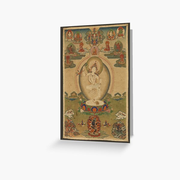 Machig Labdron, the Tibetan Yogini Greeting Card