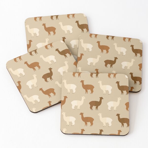 Item preview, Alpacas on brown designed and sold by reneesillus.