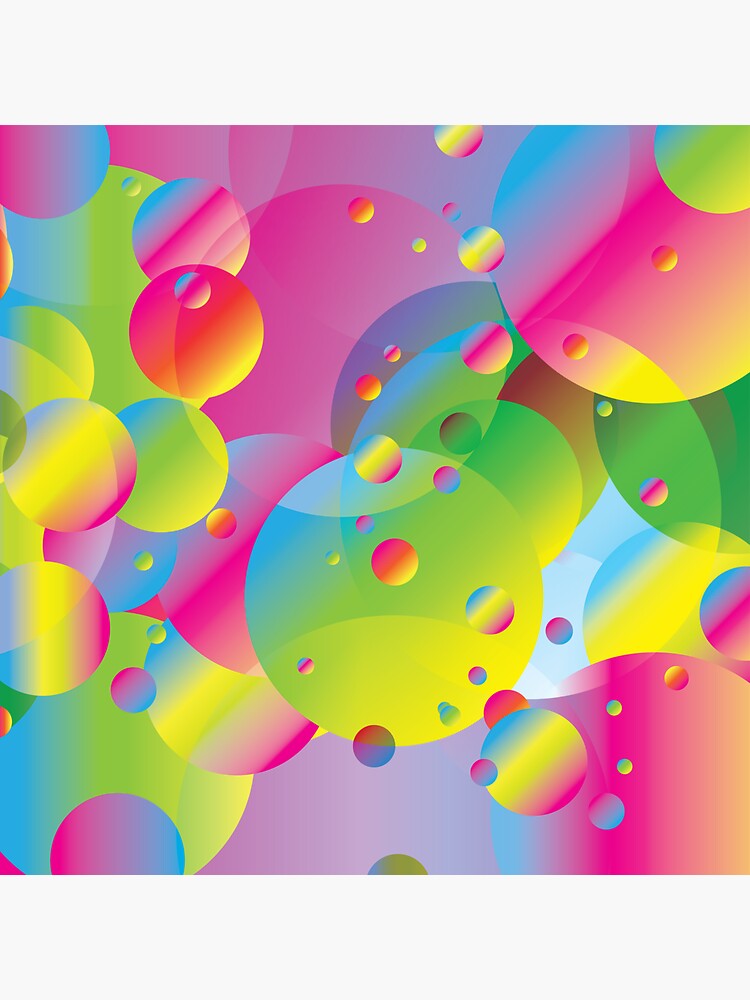 Color Bubbles Sticker