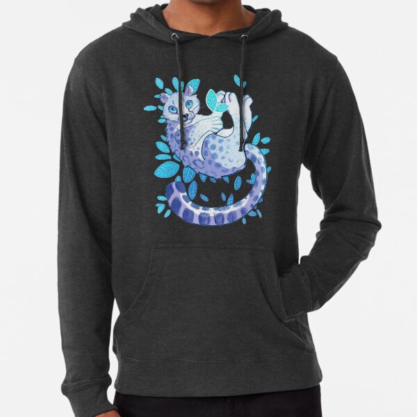 Snow Leopard Lightweight Hoodie
