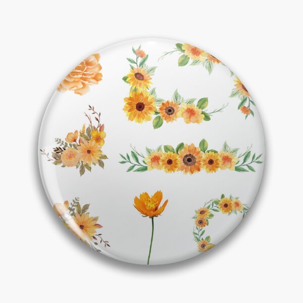 Item preview, Orange Flower Sunshine (8pieces)  designed and sold by CadoDoca.