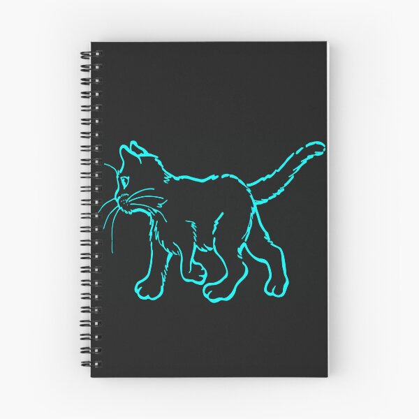 Item preview, Cat White Blue designed and sold by NewTopDesign.