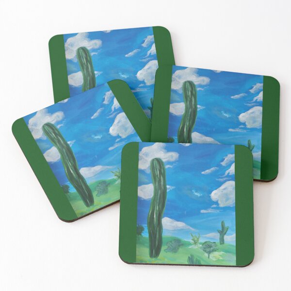 Item preview, Cactus with blue skies designed and sold by beccainskeep.