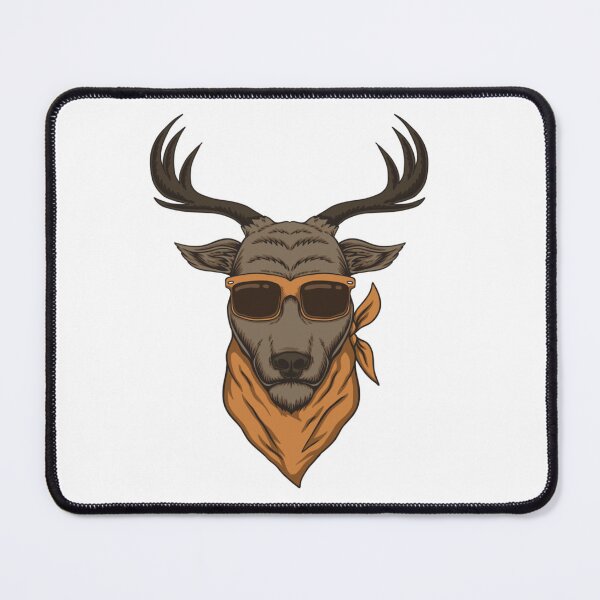 Item preview, sticker furry icon deer head eyeglasses designed and sold by W&M Store.