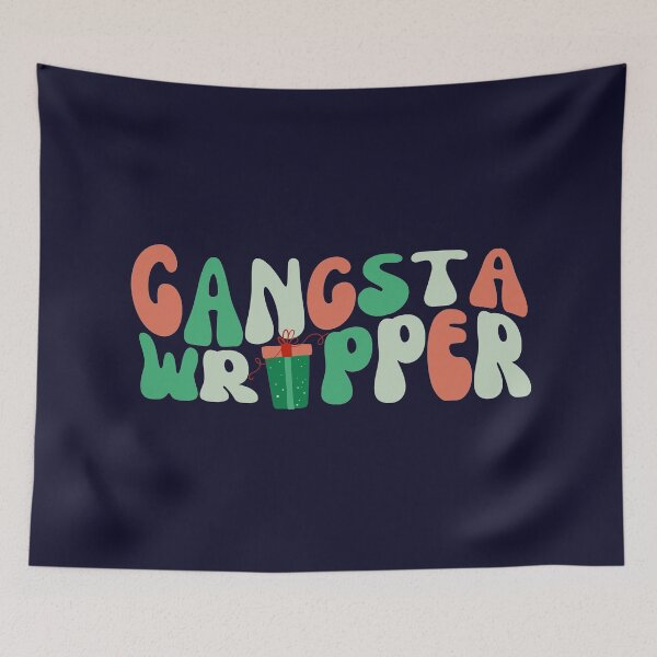 Item preview, Gangsta Wrapper Christmas Wrapping designed and sold by SunfullyYours.