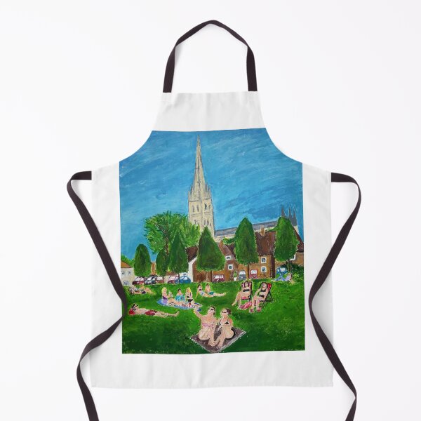 Item preview, Sunbathing on Chorister's Green designed and sold by SJHorsfall.