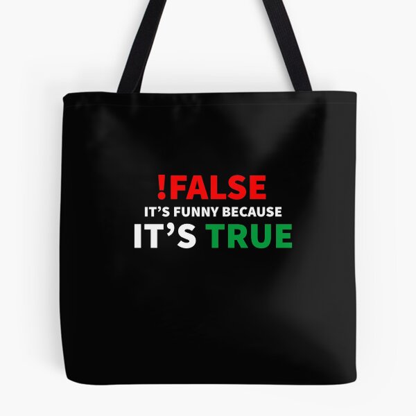 Artikelvorschau, ! Falsch, es ist lustig, weil es ein klassisches T-Shirt für Programmierer-Zitat-Aussenseiter ist entworfen und verkauft von YouSsefHN05.