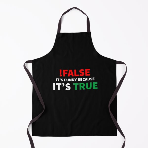 Item preview, !False It's Funny Because It's True Programmer Quote Geek Classic T-Shirt designed and sold by YouSsefHN05.