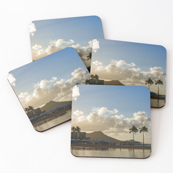 Item preview, Morning Gold in Waikiki - Impressions of Hawaii designed and sold by Georgia Mizuleva.