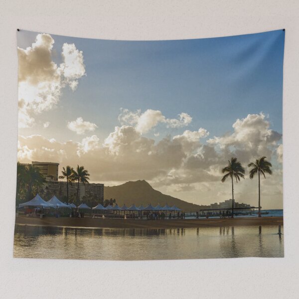 Item preview, Morning Gold in Waikiki - Impressions of Hawaii designed and sold by Georgia Mizuleva.