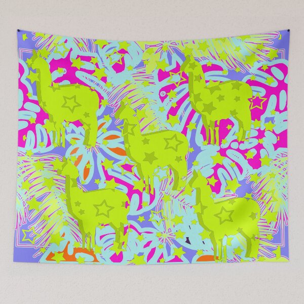 Item preview, Lama in the jungles designed and sold by bonnashejve.