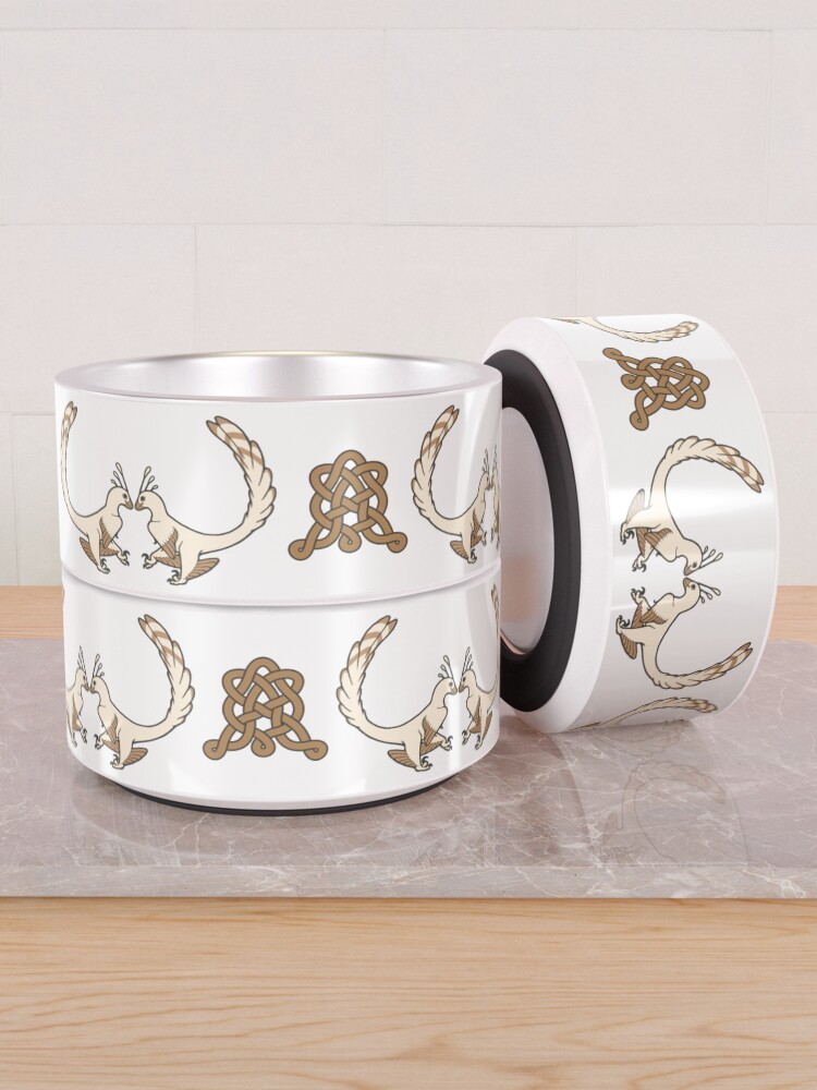 Alternate view of Fancy Raptors Pet Bowl