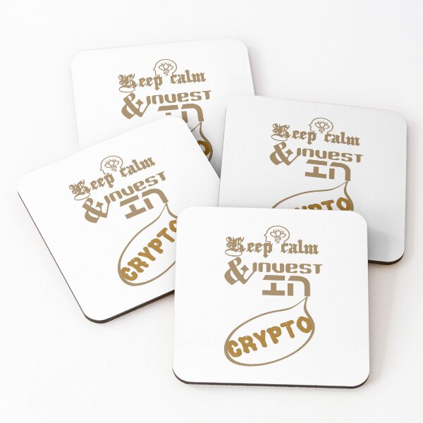 Item preview, Keep calm and invest in crypto.,, designed and sold by Chakilogy.