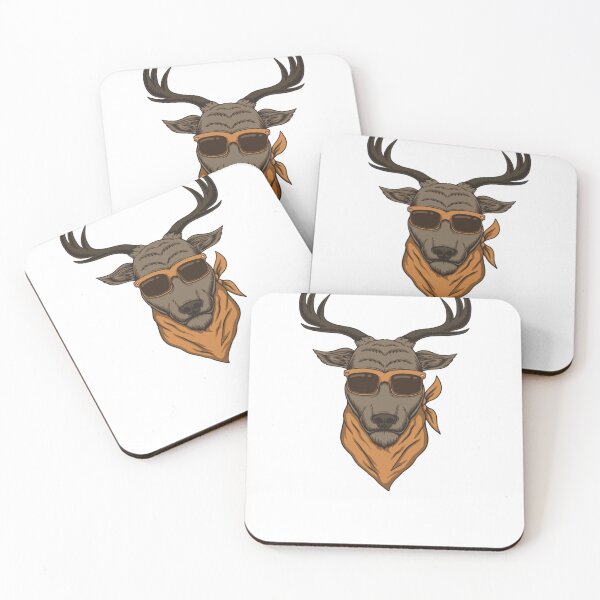 Item preview, sticker furry icon deer head eyeglasses designed and sold by W&M Store.